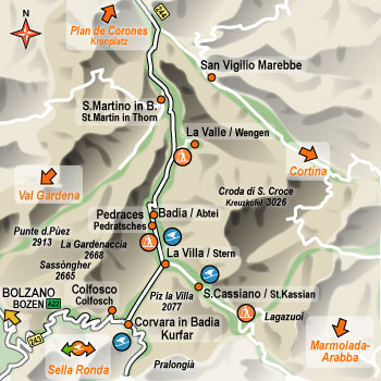 alberghi Badia Val Badia: hotel, pensioni, ostelli, appartamenti in affitto
